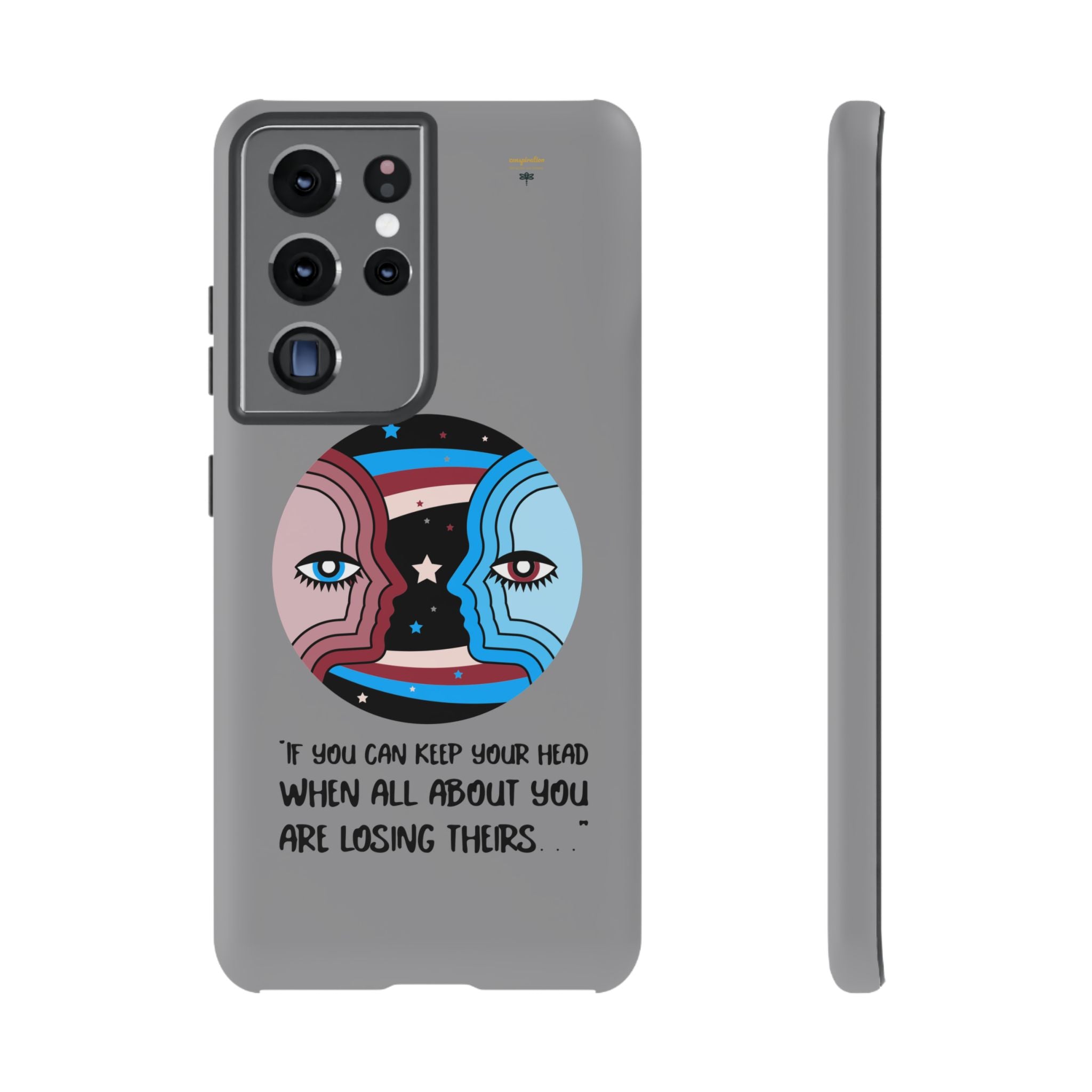 Inspirational Phone Case, Quote Phone Cover, Tough Phone Case, Motivational Cell Phone Accessory, Gift for Friends
