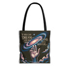 Inspirational Tote Bag, Motivational Bag, Dream Big Bag, Stylish Eco-Friendly Bag, Gift for Dreamers & Creatives