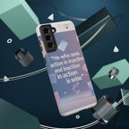 Inspirational Phone Case - Impact-Resistant Phone Cover, Motivational Gift, Quotes, Durable Phone Accessory, Unique Design