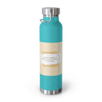 Inspirational Copper Vacuum Insulated Bottle, 22oz - Motivational Drinkware, Gifts for Her, Fitness Bottle, Travel Mug, Eco-Friendly [...]