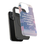 Inspirational Phone Case - Impact-Resistant Phone Cover, Motivational Gift, Quotes, Durable Phone Accessory, Unique Design