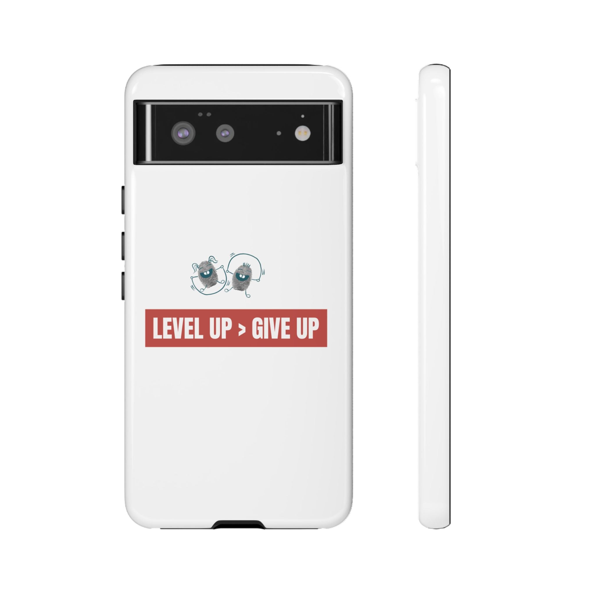 Tough Cases Phone Case, Motivational Gift for Gamers, Fitness Enthusiasts, Level Up Themed, Unique Phone Accessories, Work Hard Play Hard