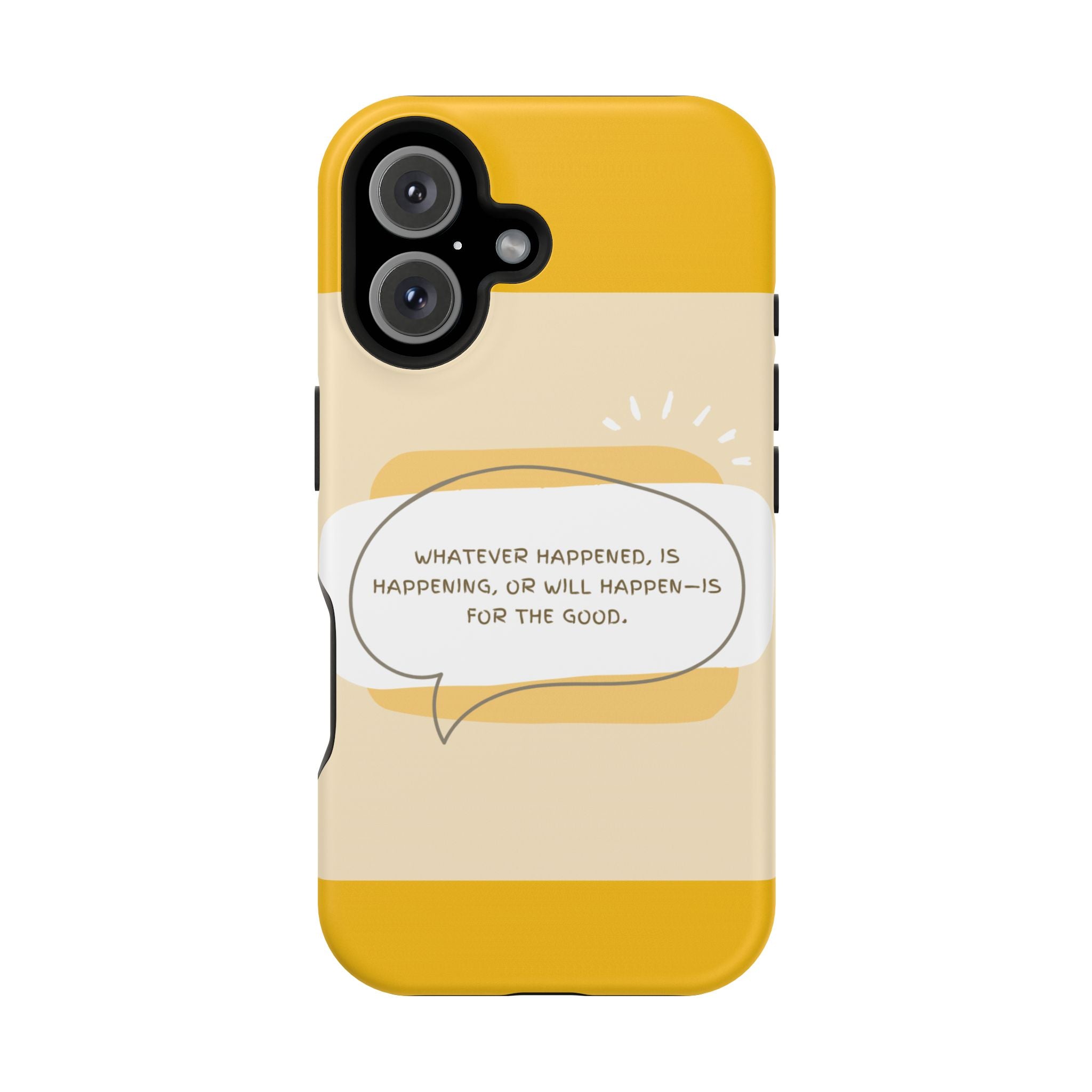 Optimistic Impact-Resistant Phone Case