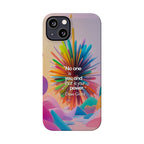 Inspirational Slim Phone Case - Dave Grohl Quote, Motivational Phone Accessory, Colorful Design, Gift for Friends, [...]