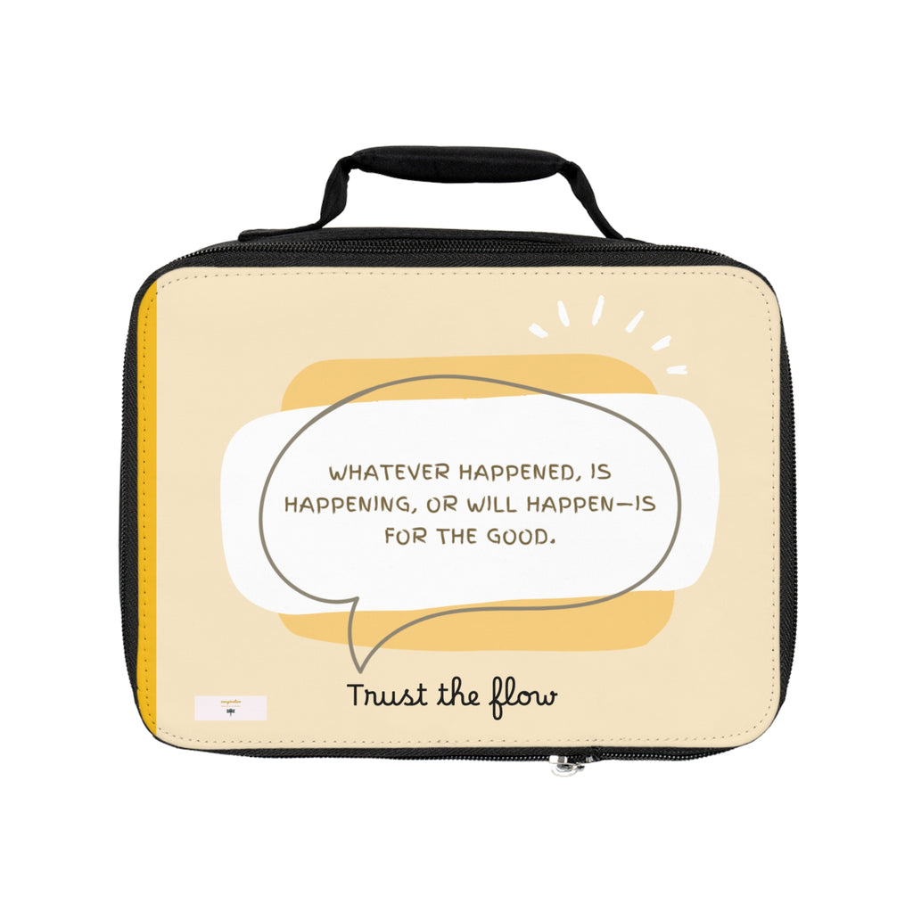 Motivational Lunch Bag - Insulated Food Tote, Meal Prep Container, Adult Lunch Box, Reusable Lunch Sack, Lunch Cooler Bag