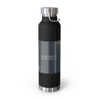 Inspirational Copper Insulated Water Bottle - 22oz, Travel Mug, Eco-Friendly Drinkware, Unique Gift for Her, Motivational Water Bottle