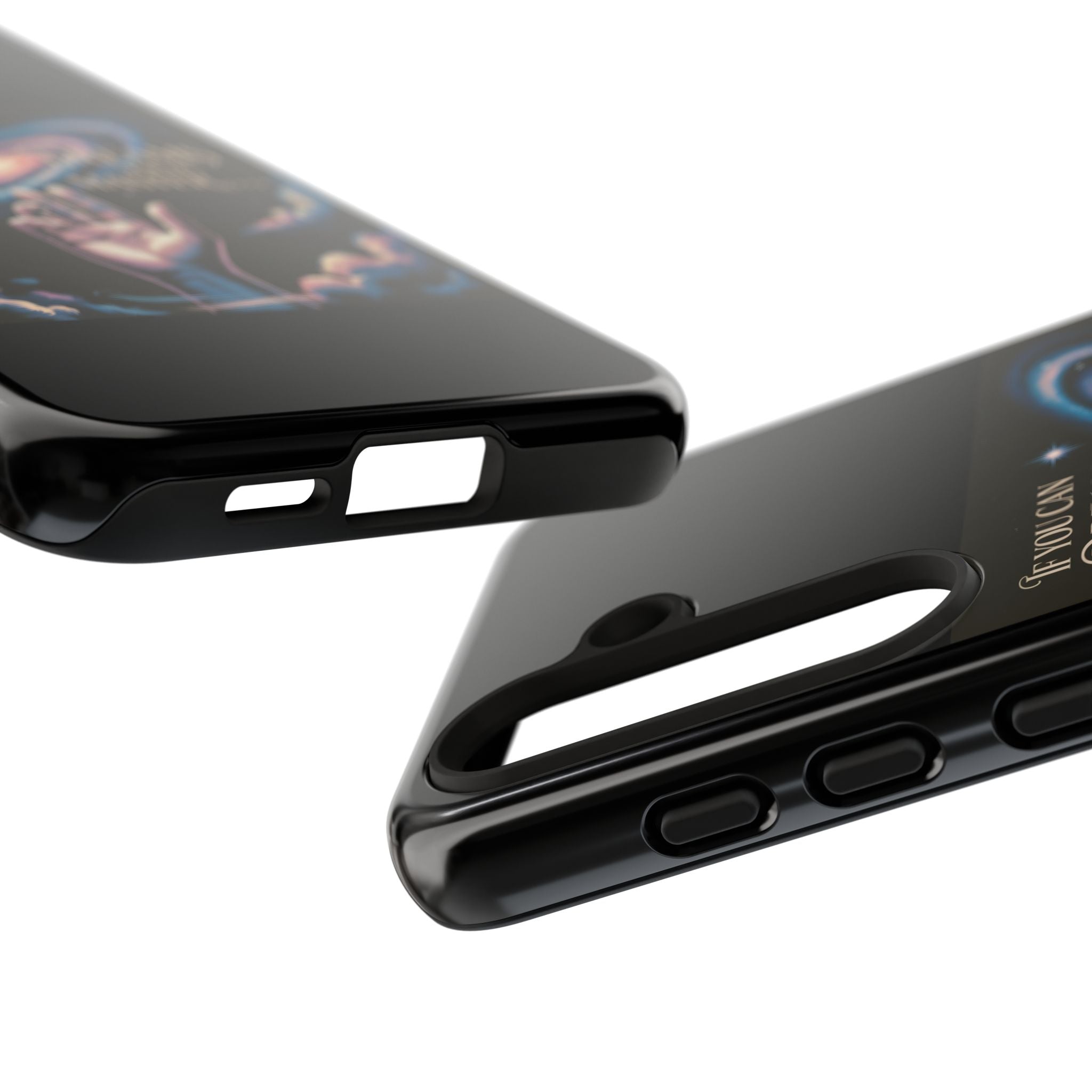 Dream-Inspired Phone Case, Inspirational Phone Cover, Galaxy Design Case, Unique Gift for Dreamers, Motivational Phone Accessory