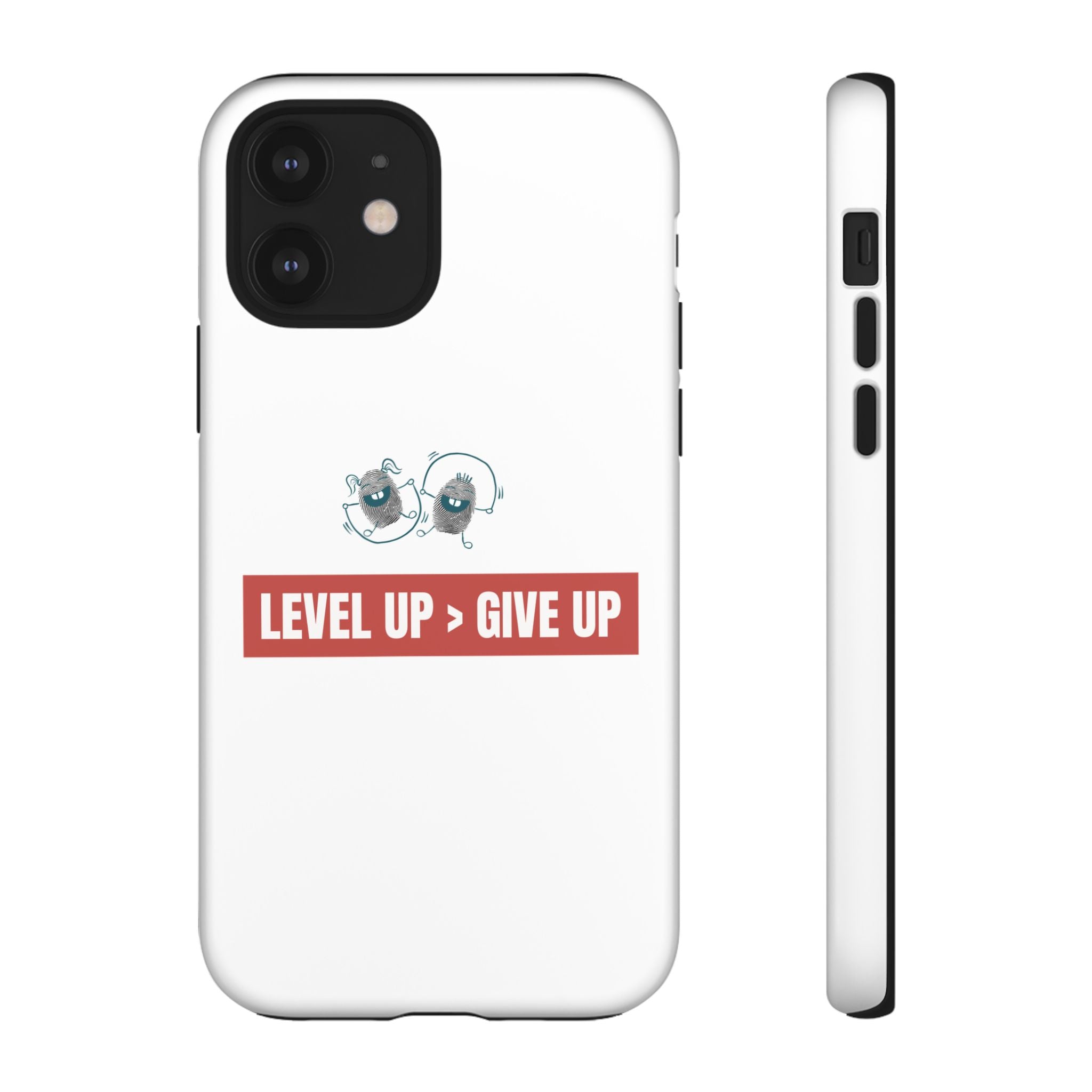 Tough Cases Phone Case, Motivational Gift for Gamers, Fitness Enthusiasts, Level Up Themed, Unique Phone Accessories, Work Hard Play Hard