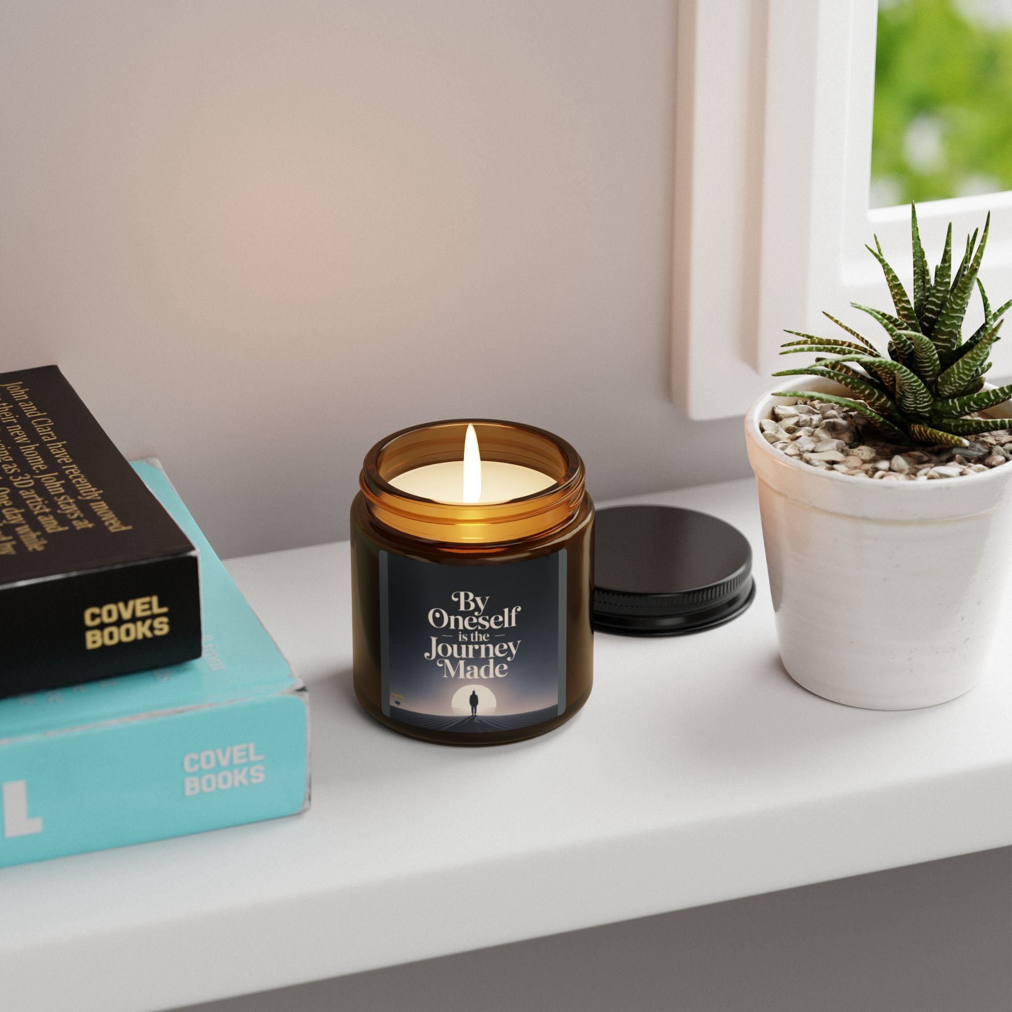 Inspirational Scented Soy Candle, Relaxing Home Decor, Self-Care Gift, Ambience Enhancer, Mindfulness Candle, Gift for Her