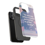 Inspirational Phone Case - Impact-Resistant Phone Cover, Motivational Gift, Quotes, Durable Phone Accessory, Unique Design