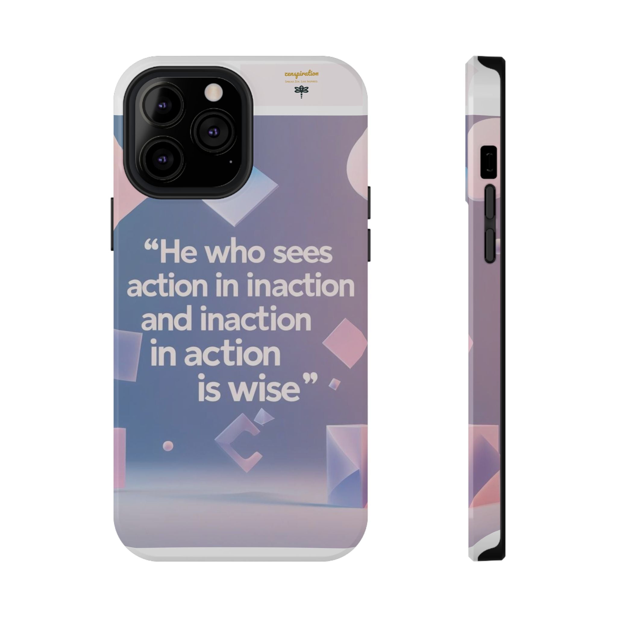 Inspirational Phone Case - Impact-Resistant Phone Cover, Motivational Gift, Quotes, Durable Phone Accessory, Unique Design