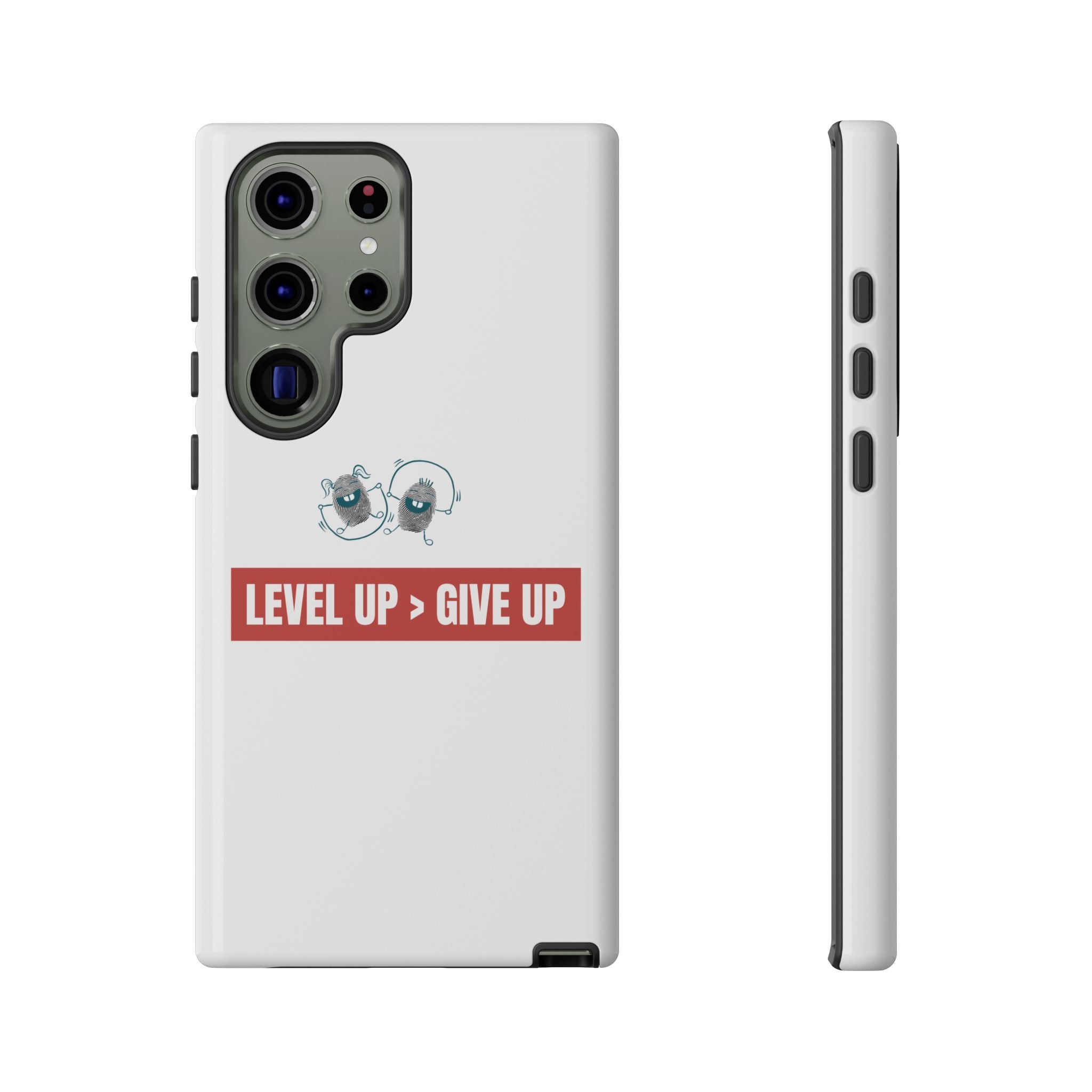 Tough Cases Phone Case, Motivational Gift for Gamers, Fitness Enthusiasts, Level Up Themed, Unique Phone Accessories, Work Hard Play Hard