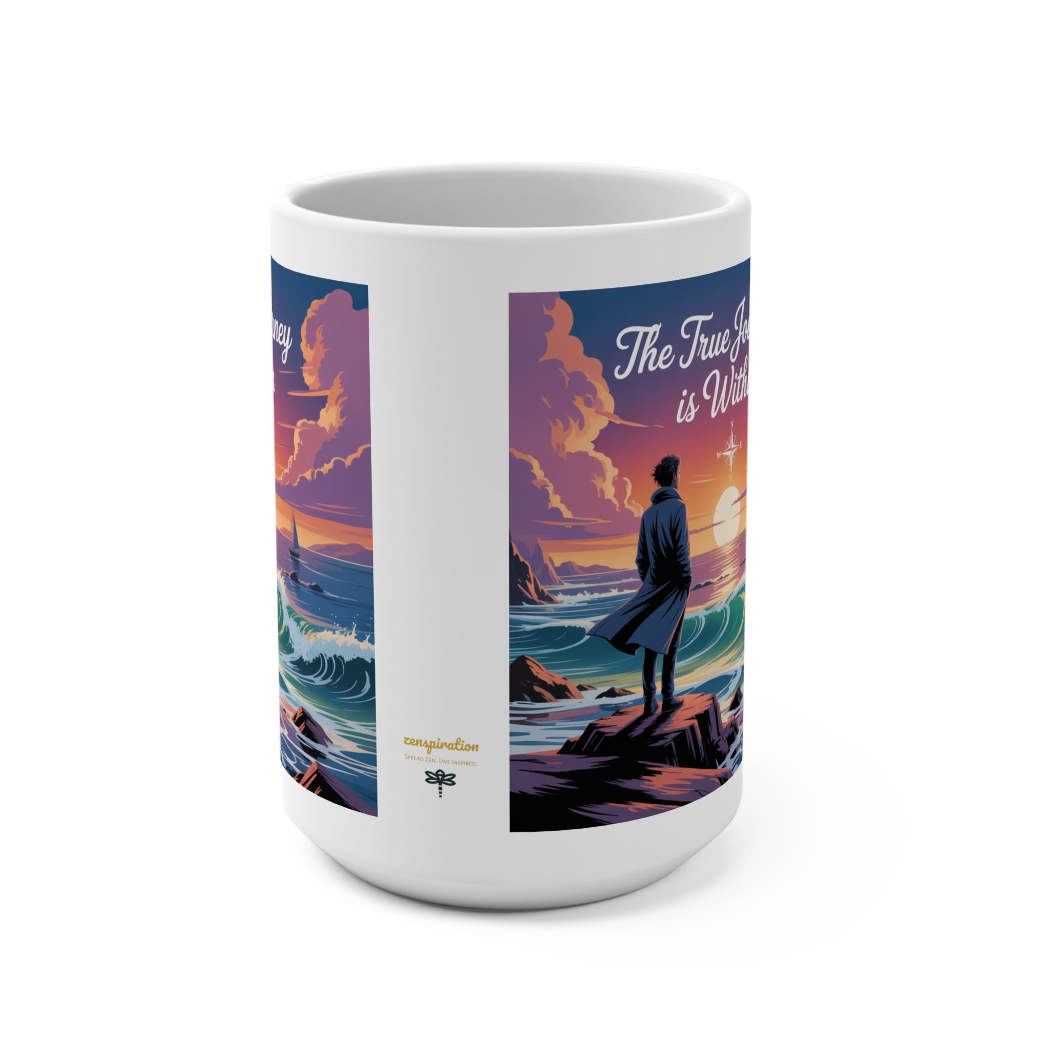 Inspirational Journey Mug - 15oz Coffee Cup