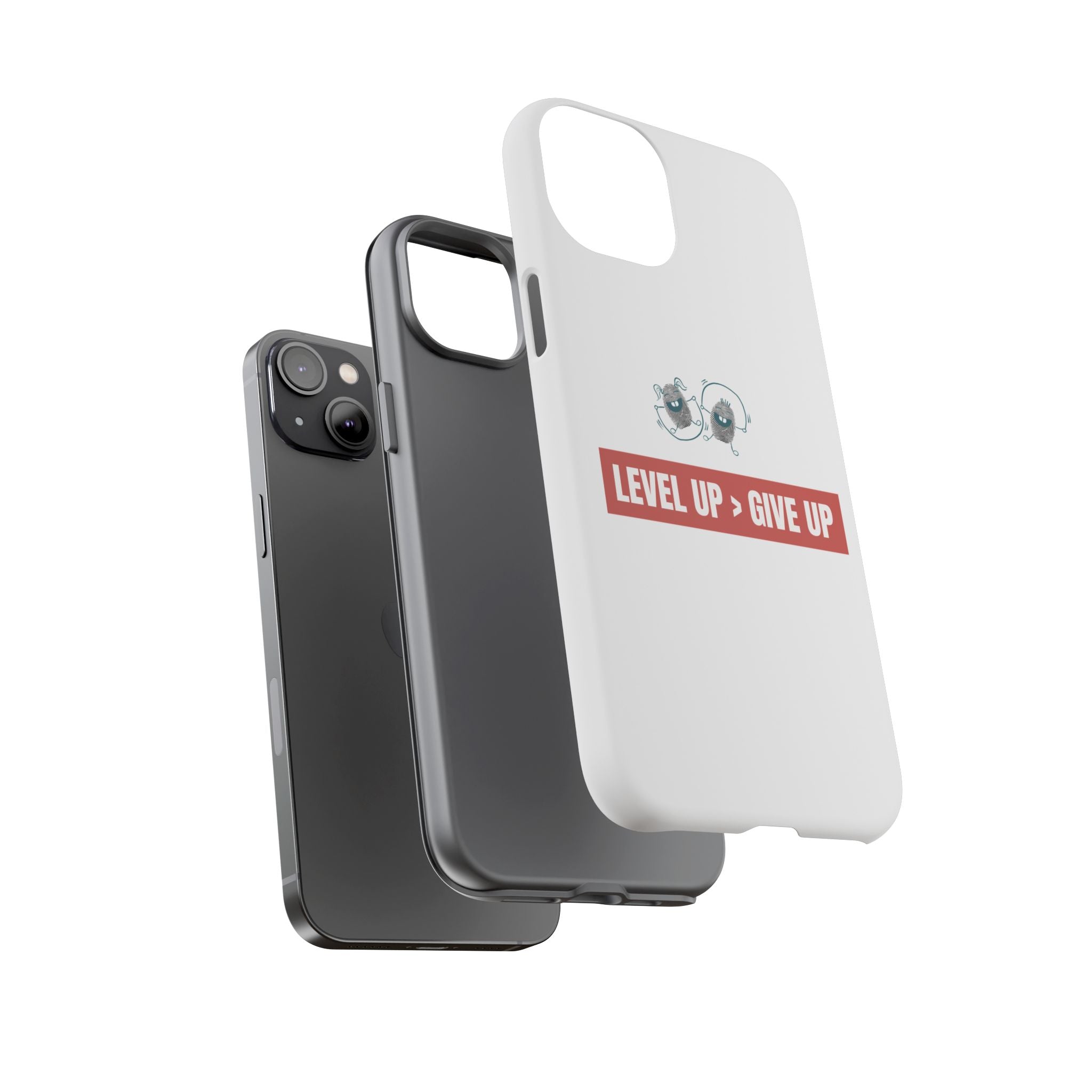 Tough Cases Phone Case, Motivational Gift for Gamers, Fitness Enthusiasts, Level Up Themed, Unique Phone Accessories, Work Hard Play Hard