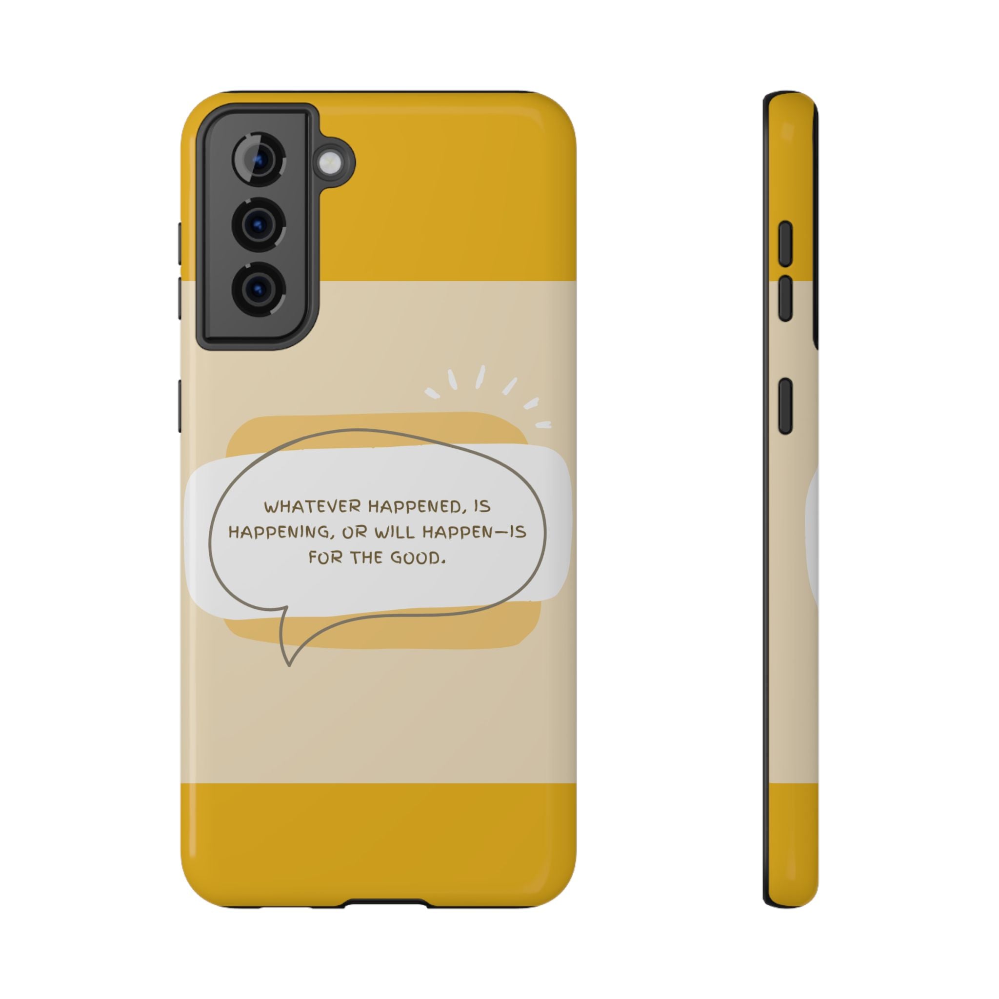 Optimistic Impact-Resistant Phone Case