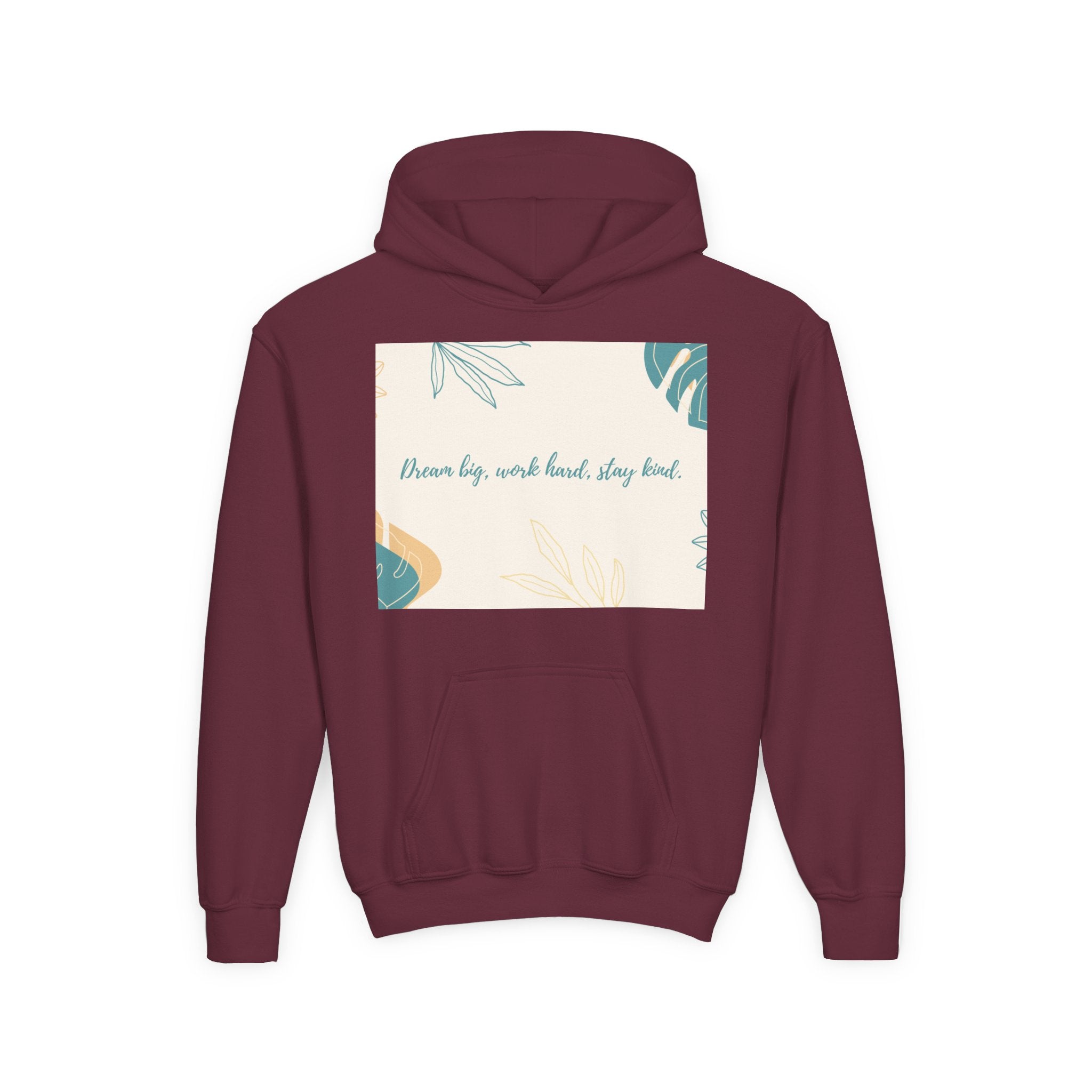 Inspiring Youth Hoodie - Dream Big, Work Hard, Stay Kind, Motivational Sweatshirt for Teens, Gift for Graduates, Inspirational [...]