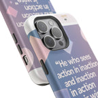Inspirational Phone Case - Impact-Resistant Phone Cover, Motivational Gift, Quotes, Durable Phone Accessory, Unique Design