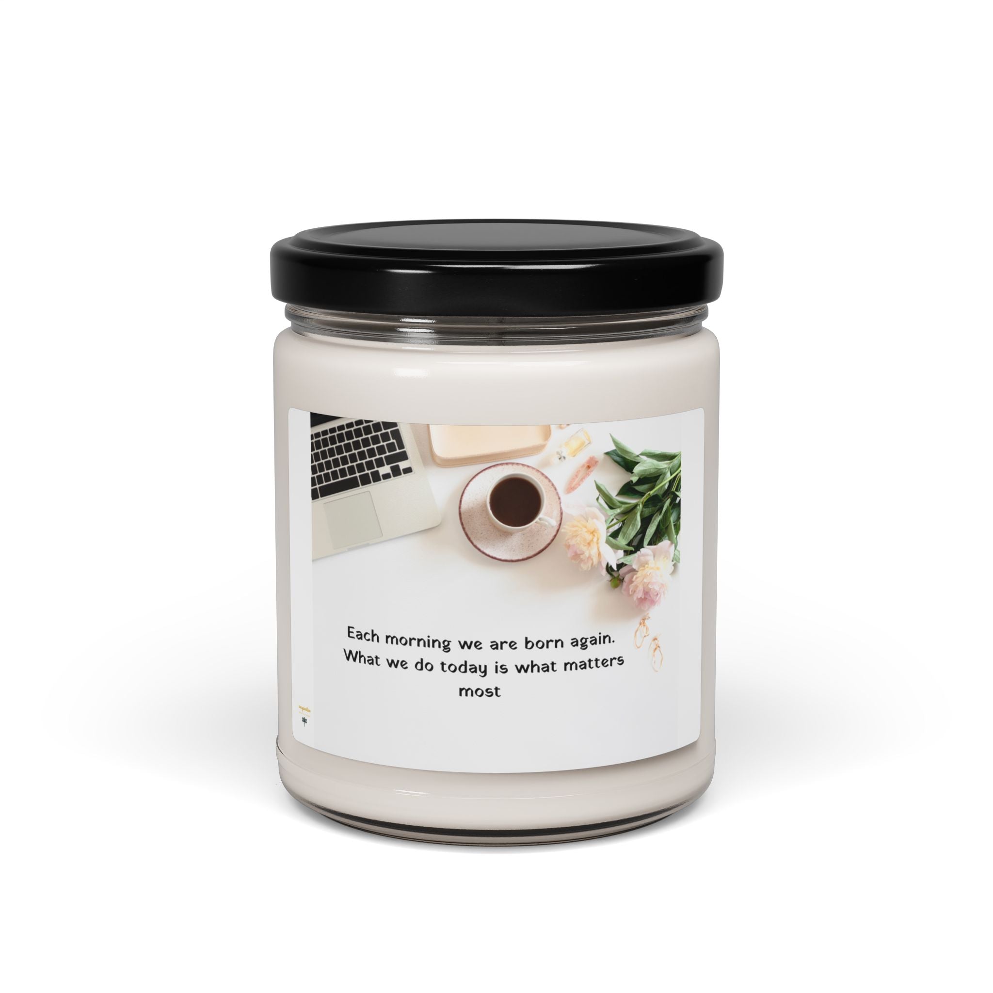 Inspirational Scented Soy Candle, Relaxation Gift, Meditation Decor, Self-Care Candle, Home Fragrance, Gift for Her