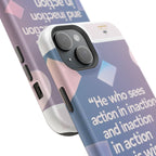 Inspirational Phone Case - Impact-Resistant Phone Cover, Motivational Gift, Quotes, Durable Phone Accessory, Unique Design
