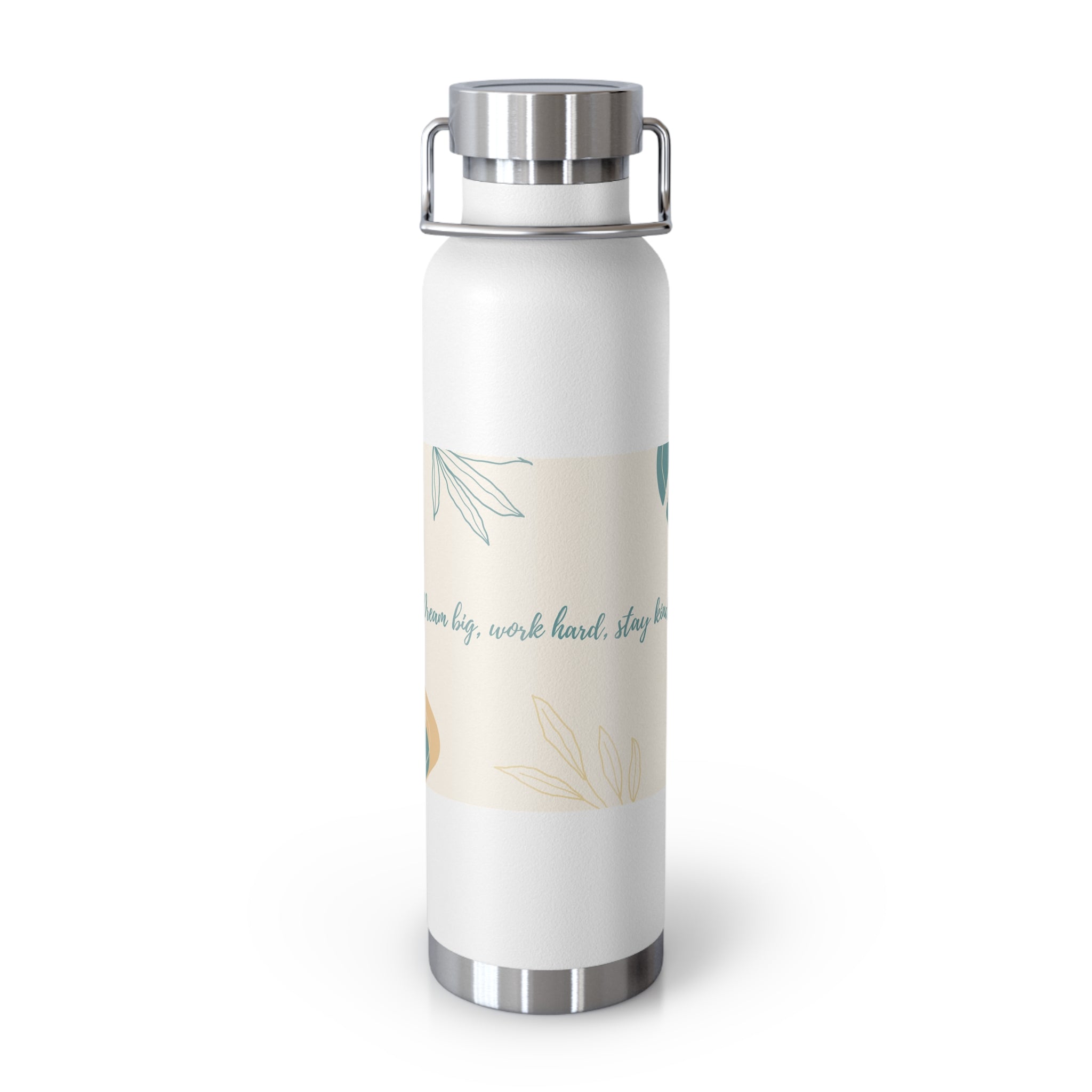 Inspirational Copper Vacuum Insulated Bottle, 22oz