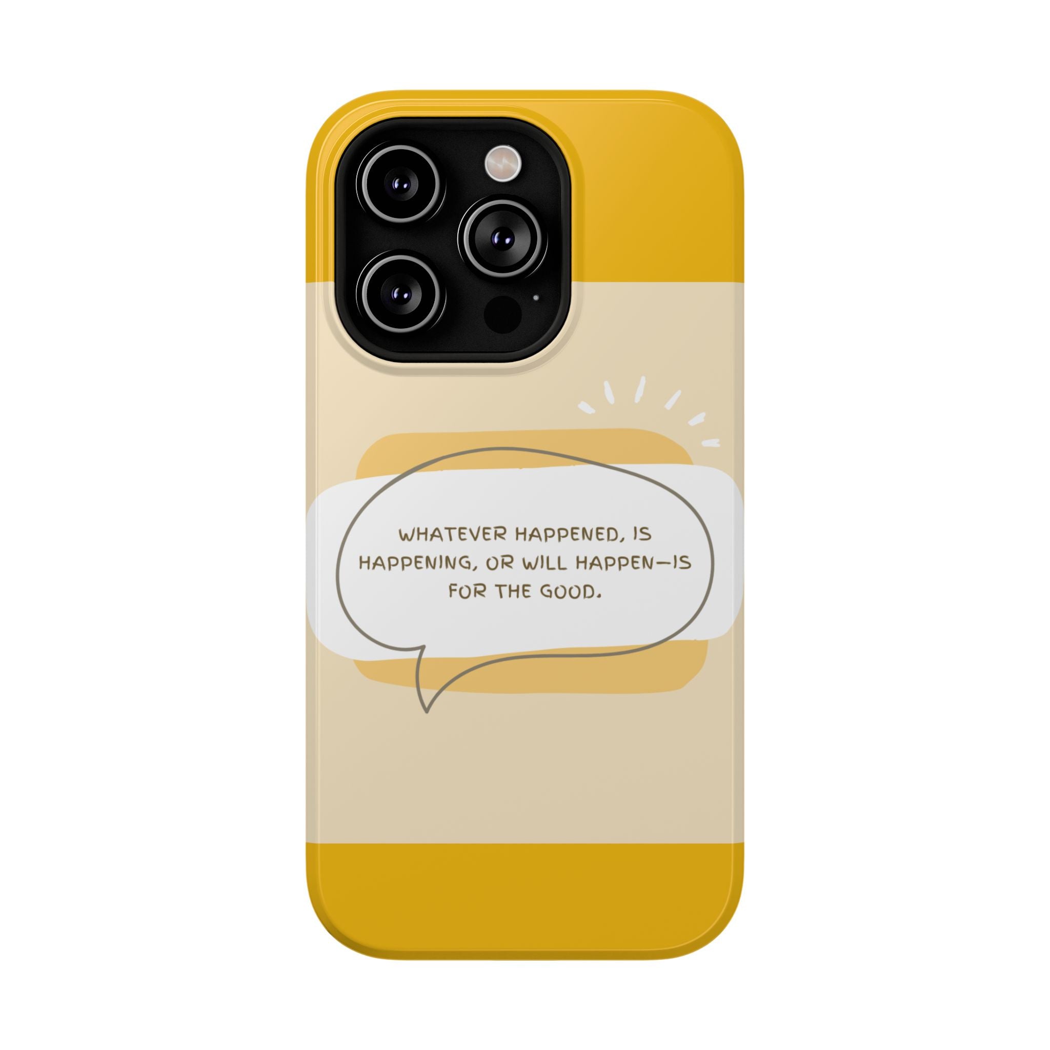 Optimistic Impact-Resistant Phone Case
