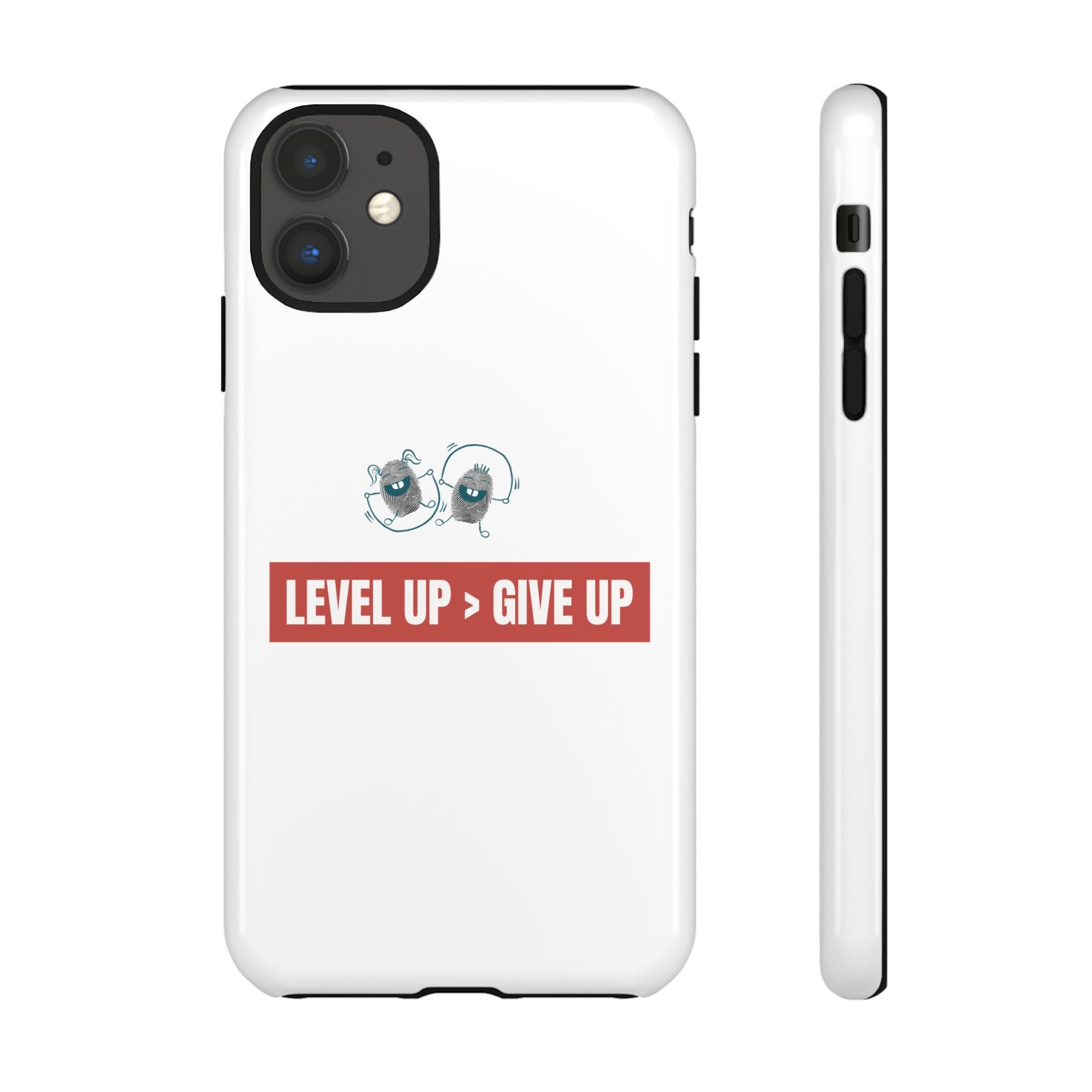 Tough Cases Phone Case, Motivational Gift for Gamers, Fitness Enthusiasts, Level Up Themed, Unique Phone Accessories, Work Hard Play Hard