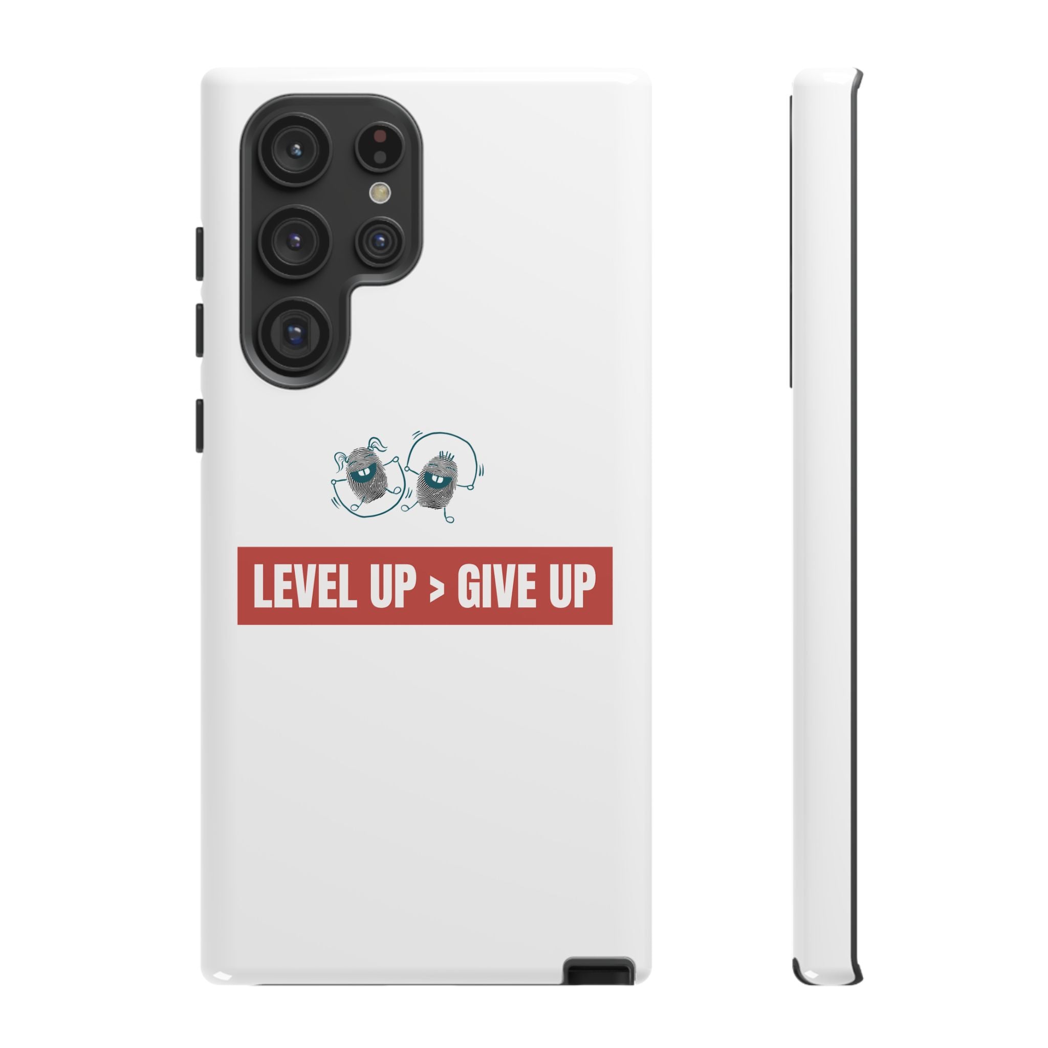 Tough Cases Phone Case, Motivational Gift for Gamers, Fitness Enthusiasts, Level Up Themed, Unique Phone Accessories, Work Hard Play Hard