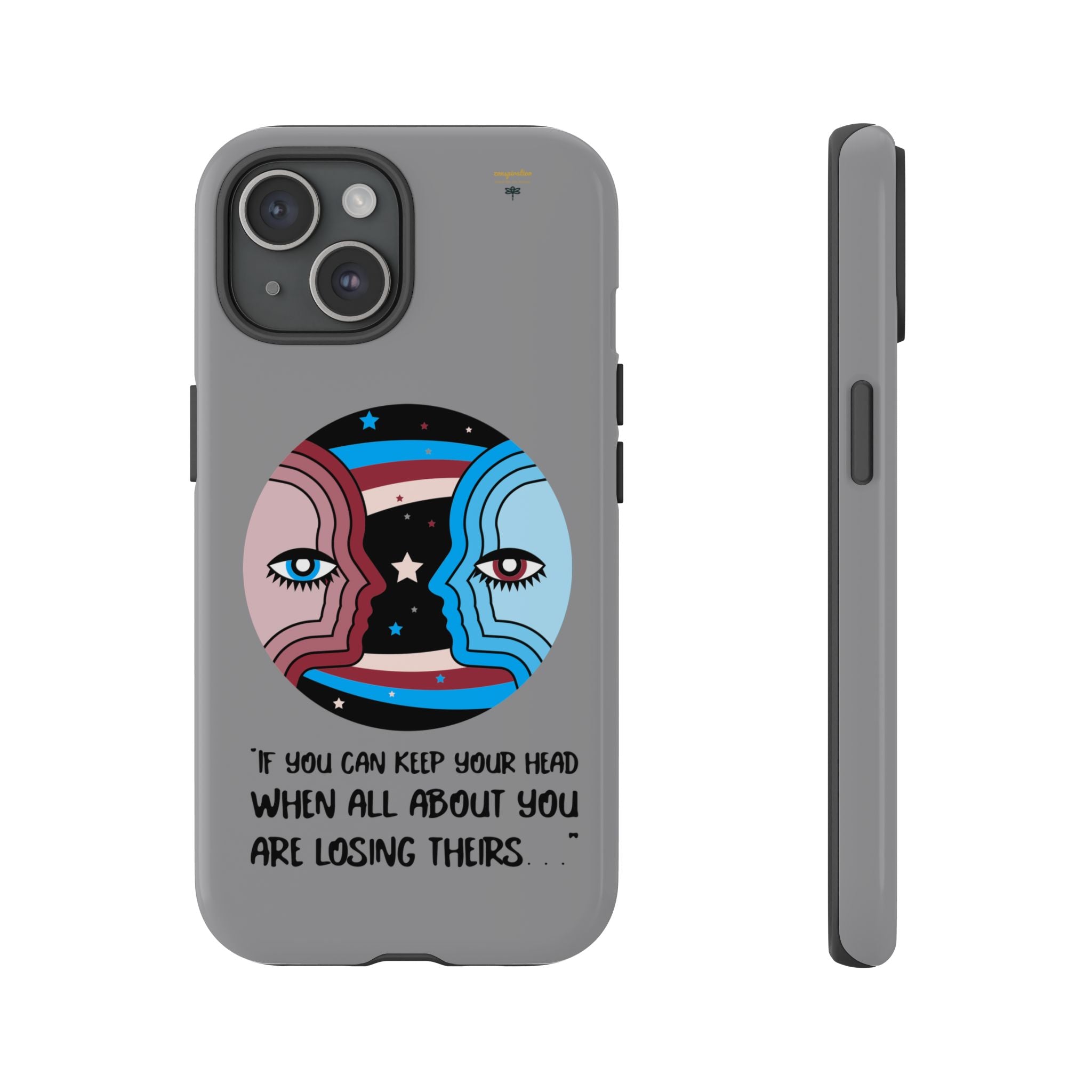 Inspirational Phone Case, Quote Phone Cover, Tough Phone Case, Motivational Cell Phone Accessory, Gift for Friends