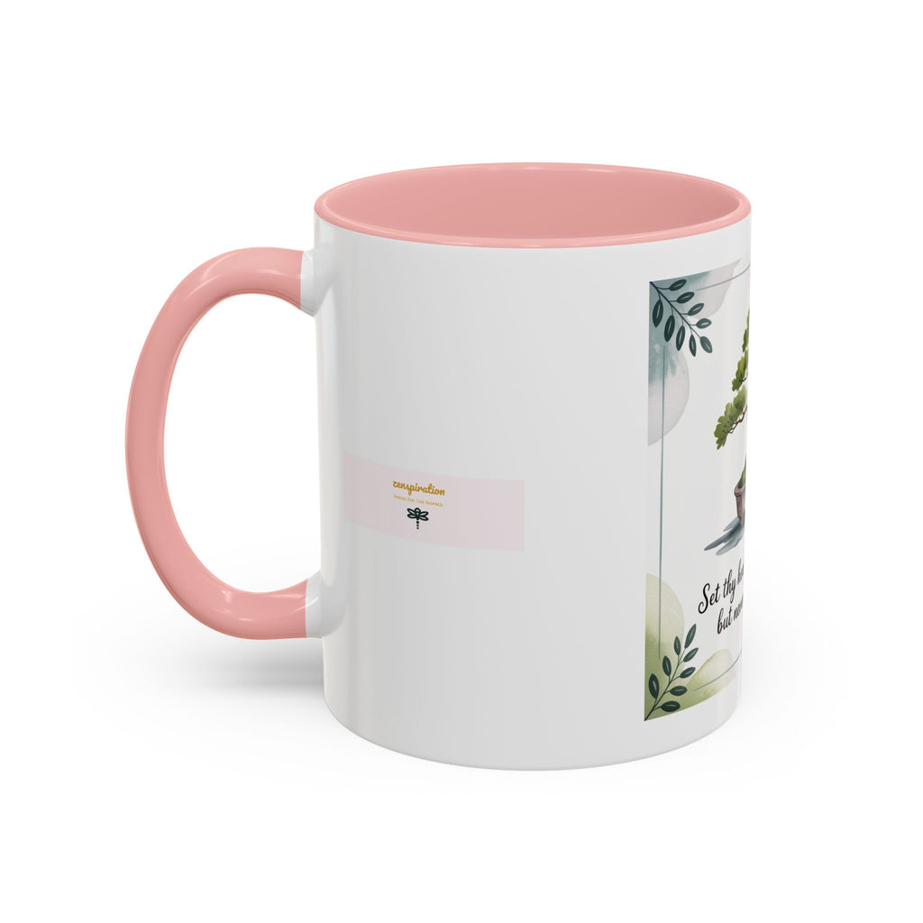 Motivational Coffee Mug, Inspirational Server Gift, Cozy Home Decor, Office Cup, Nature-Themed Beverage Holder