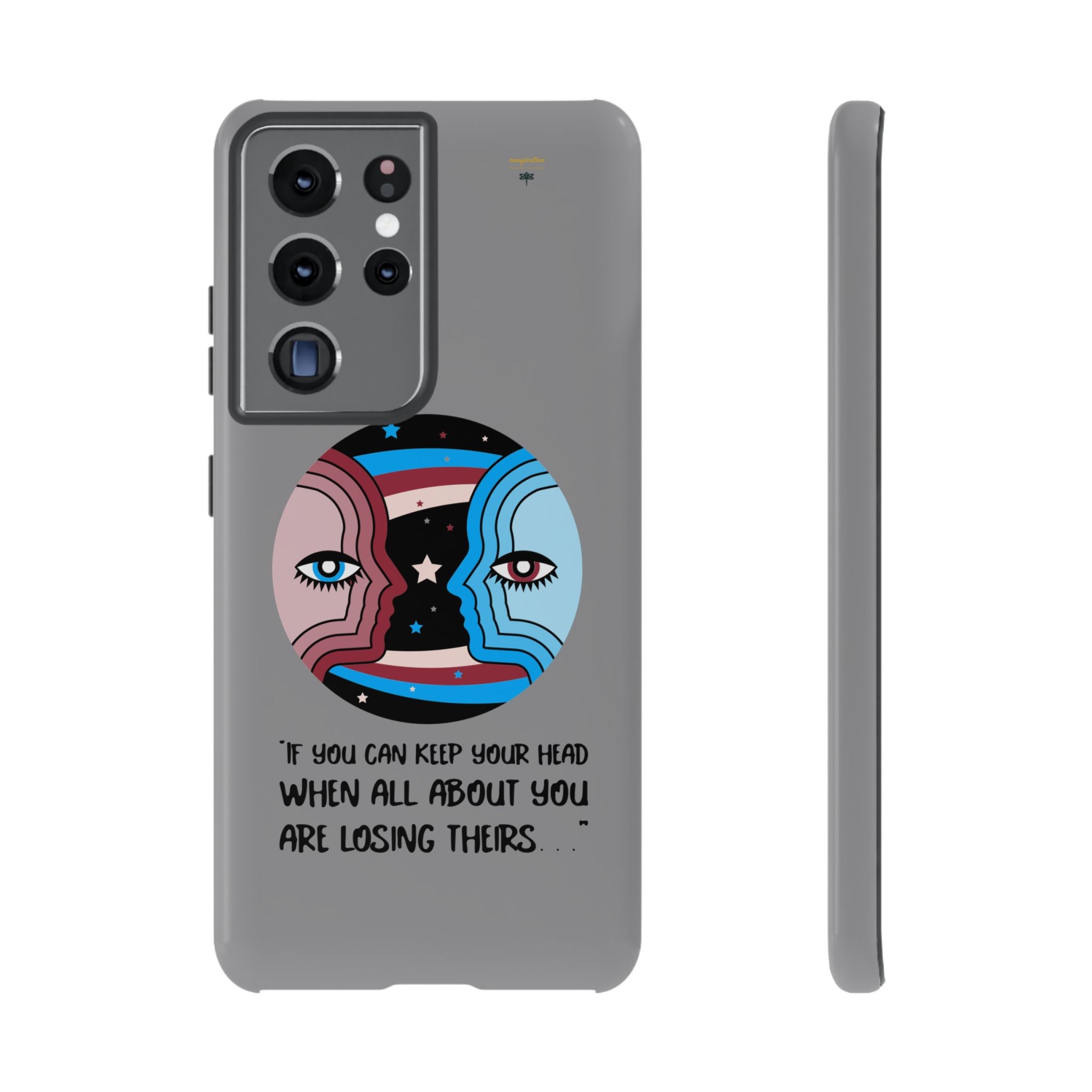 Inspirational Phone Case, Quote Phone Cover, Tough Phone Case, Motivational Cell Phone Accessory, Gift for Friends
