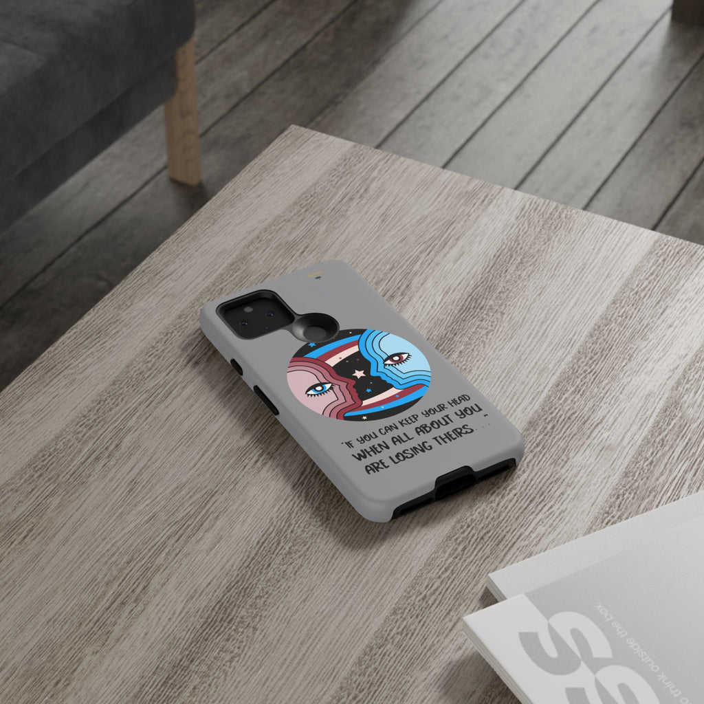 Inspirational Phone Case, Quote Phone Cover, Tough Phone Case, Motivational Cell Phone Accessory, Gift for Friends