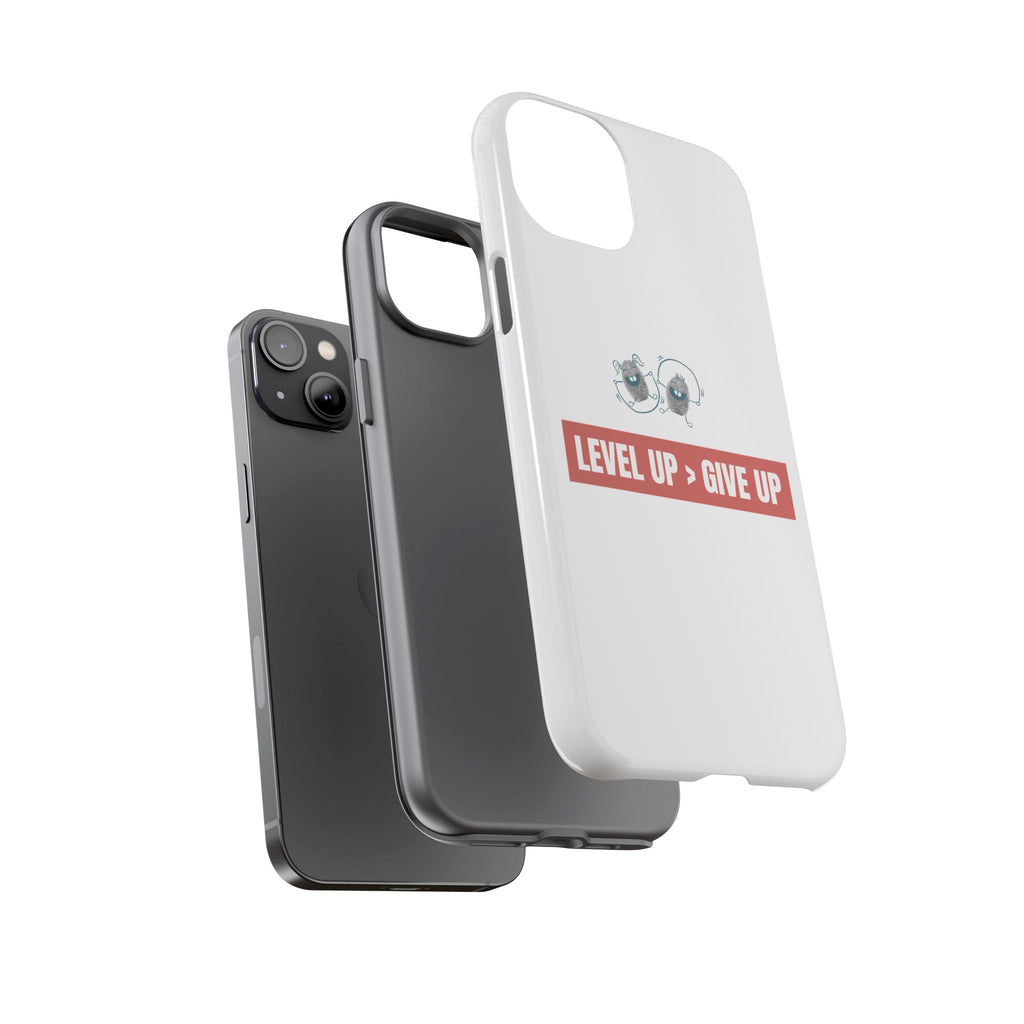 Tough Cases Phone Case, Motivational Gift for Gamers, Fitness Enthusiasts, Level Up Themed, Unique Phone Accessories, Work Hard Play Hard