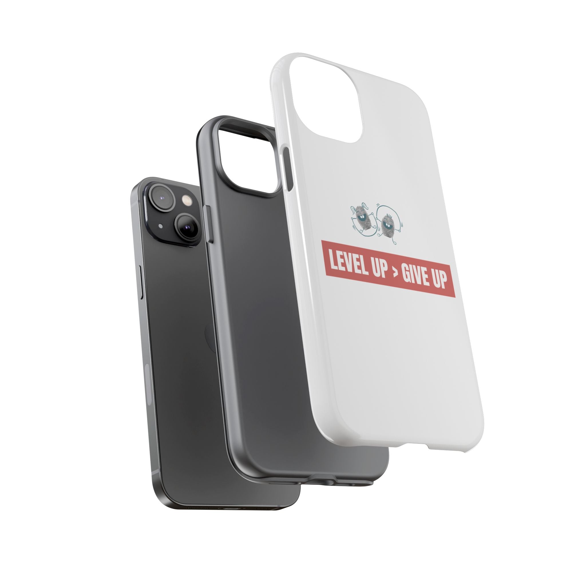 Tough Cases Phone Case, Motivational Gift for Gamers, Fitness Enthusiasts, Level Up Themed, Unique Phone Accessories, Work Hard Play Hard