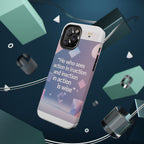 Inspirational Phone Case - Impact-Resistant Phone Cover, Motivational Gift, Quotes, Durable Phone Accessory, Unique Design