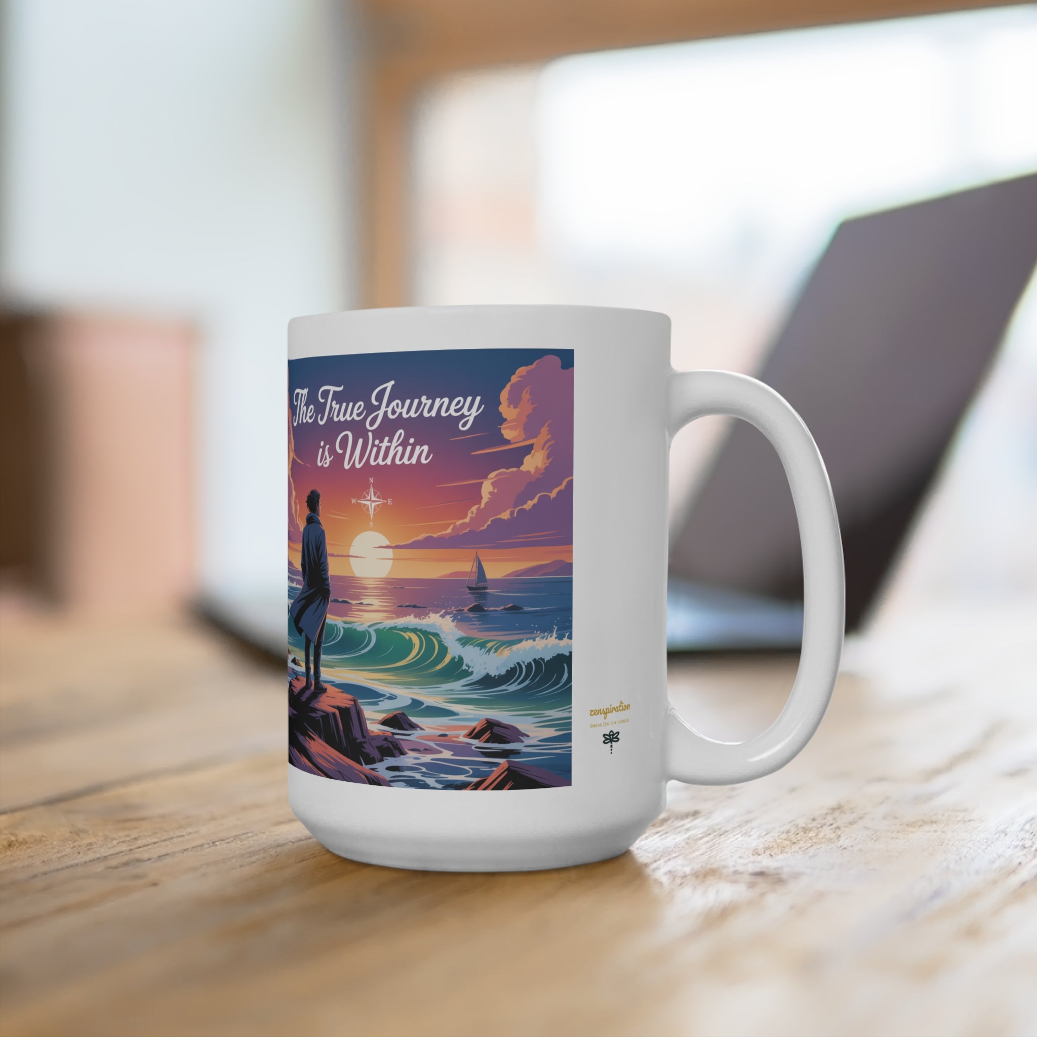 Inspirational Journey Mug - 15oz Coffee Cup