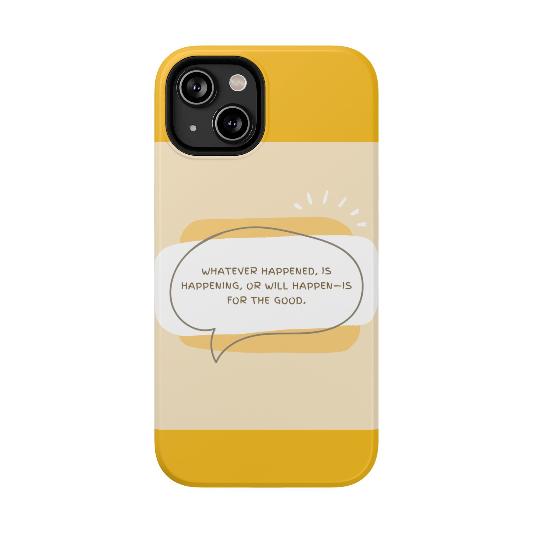 Optimistic Impact-Resistant Phone Case