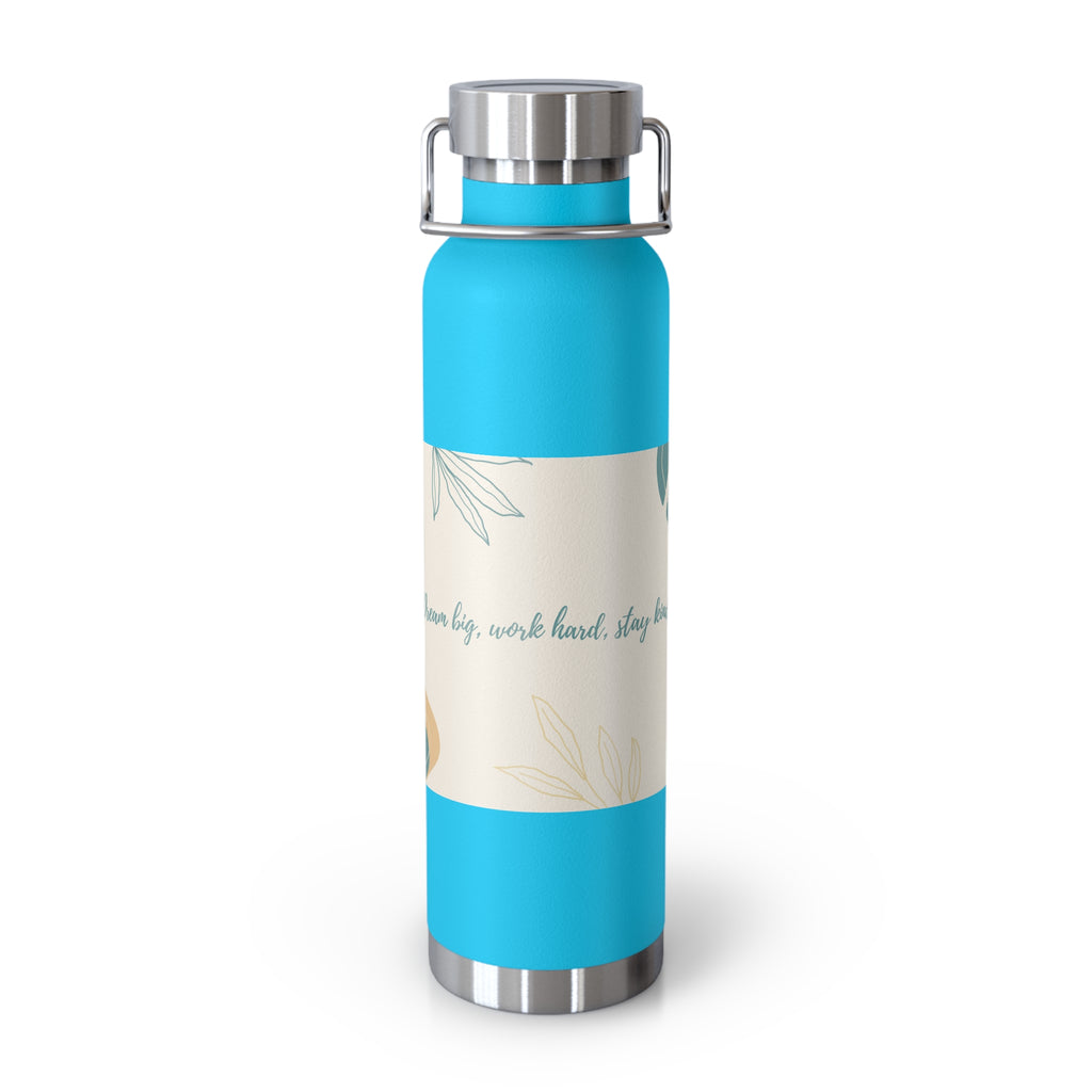 Inspirational Copper Vacuum Insulated Bottle, 22oz