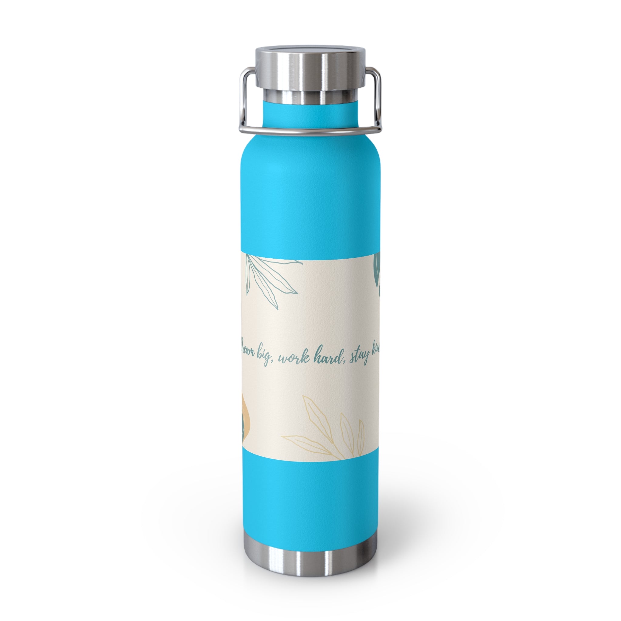 Inspirational Copper Vacuum Insulated Bottle, 22oz