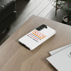 Tough Cases iPhone Case, Inspirational Phone Cover, Motivational Case, Self-Trust Gift, Unique Phone Accessory