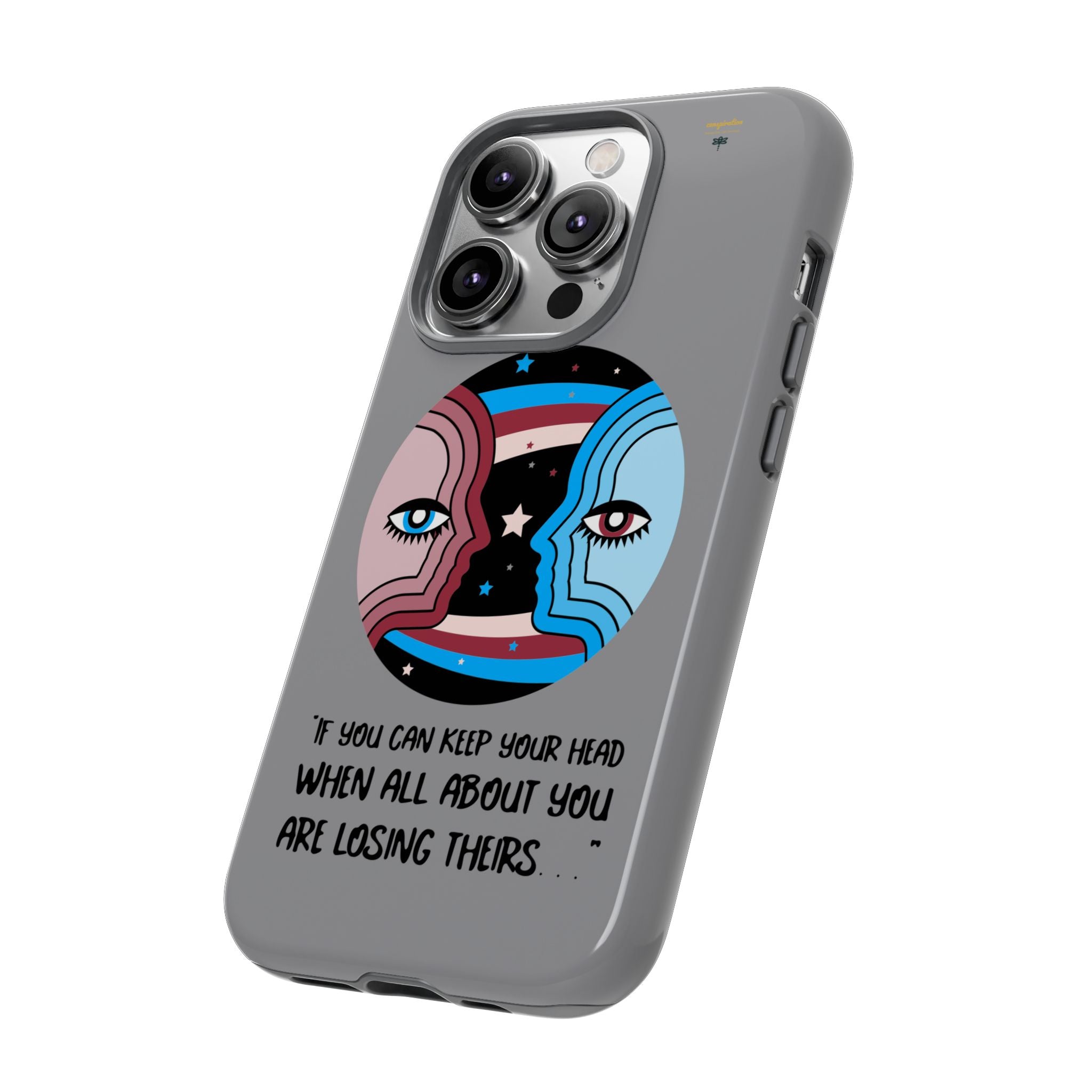 Inspirational Phone Case, Quote Phone Cover, Tough Phone Case, Motivational Cell Phone Accessory, Gift for Friends