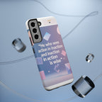 Inspirational Phone Case - Impact-Resistant Phone Cover, Motivational Gift, Quotes, Durable Phone Accessory, Unique Design