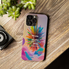 Inspirational Slim Phone Case - Dave Grohl Quote, Motivational Phone Accessory, Colorful Design, Gift for Friends, [...]