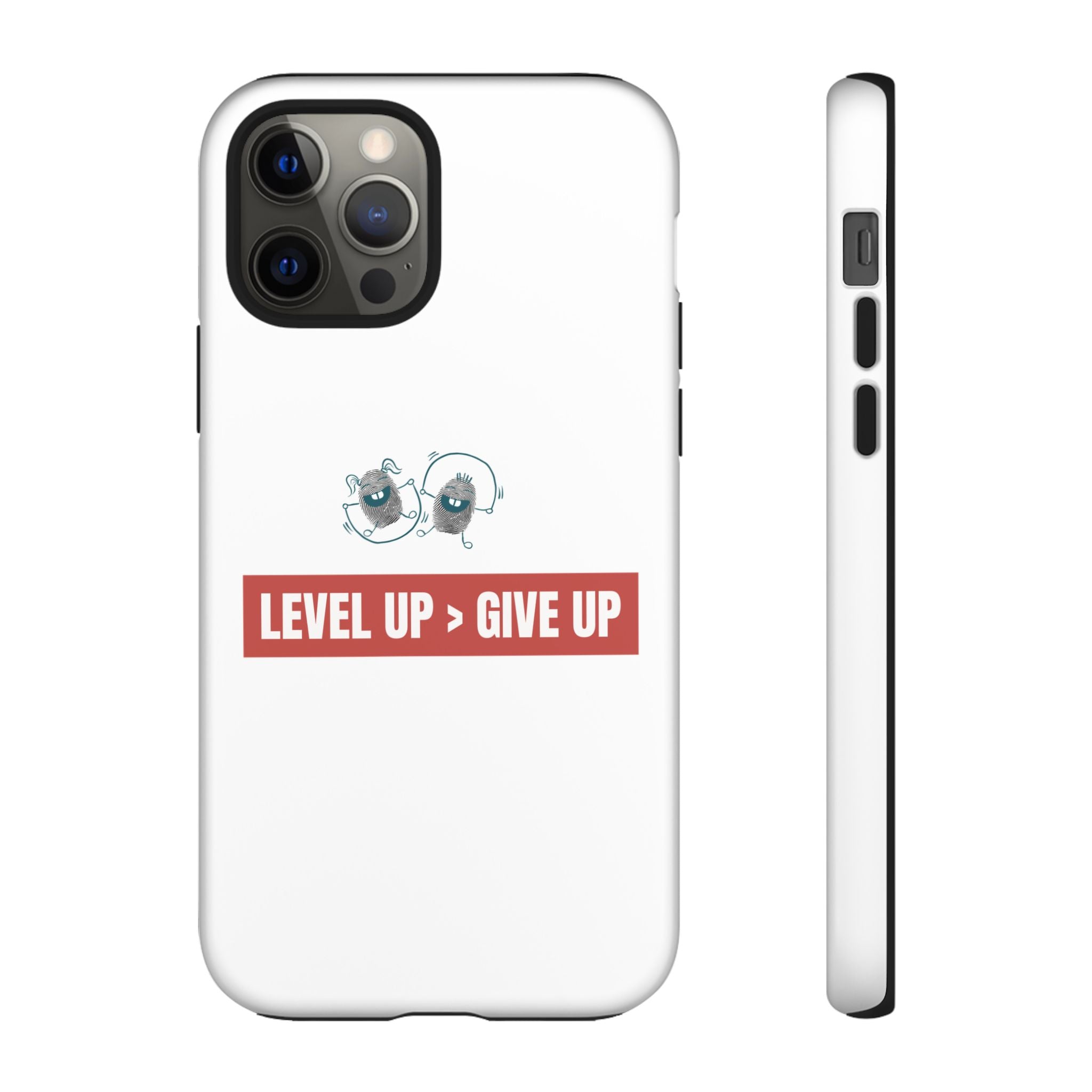 Tough Cases Phone Case, Motivational Gift for Gamers, Fitness Enthusiasts, Level Up Themed, Unique Phone Accessories, Work Hard Play Hard