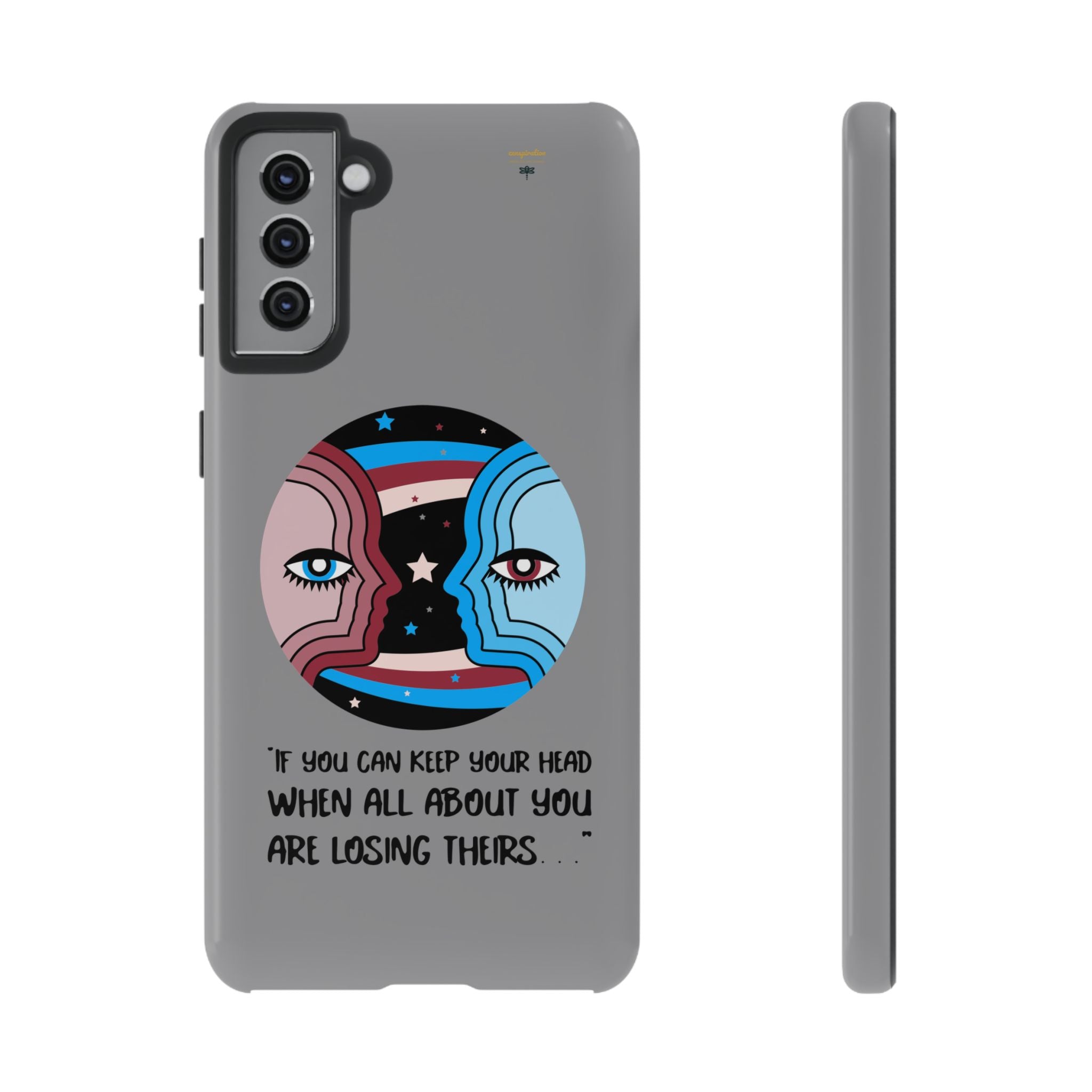 Inspirational Phone Case, Quote Phone Cover, Tough Phone Case, Motivational Cell Phone Accessory, Gift for Friends