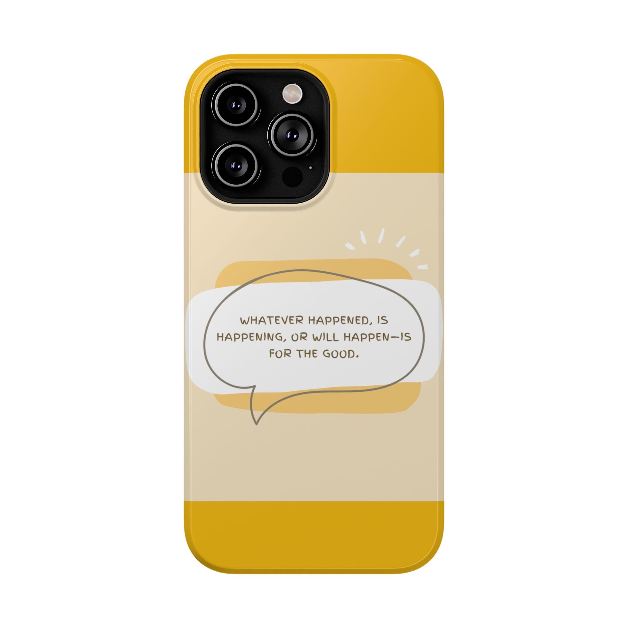 Optimistic Impact-Resistant Phone Case