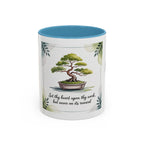 Motivational Coffee Mug, Inspirational Server Gift, Cozy Home Decor, Office Cup, Nature-Themed Beverage Holder