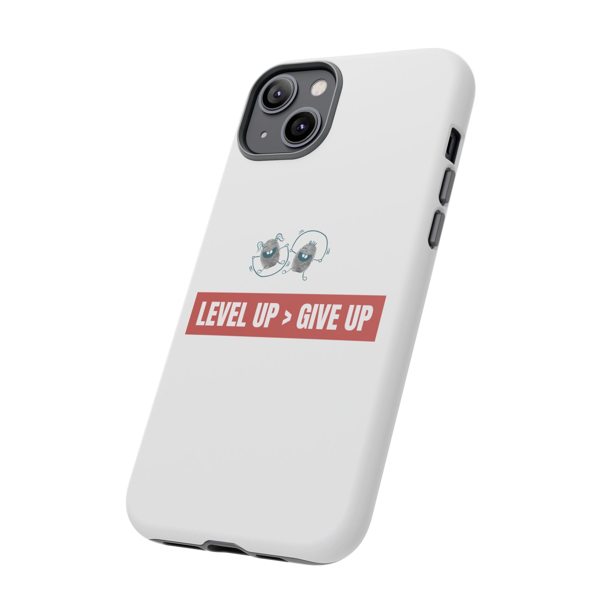 Tough Cases Phone Case, Motivational Gift for Gamers, Fitness Enthusiasts, Level Up Themed, Unique Phone Accessories, Work Hard Play Hard