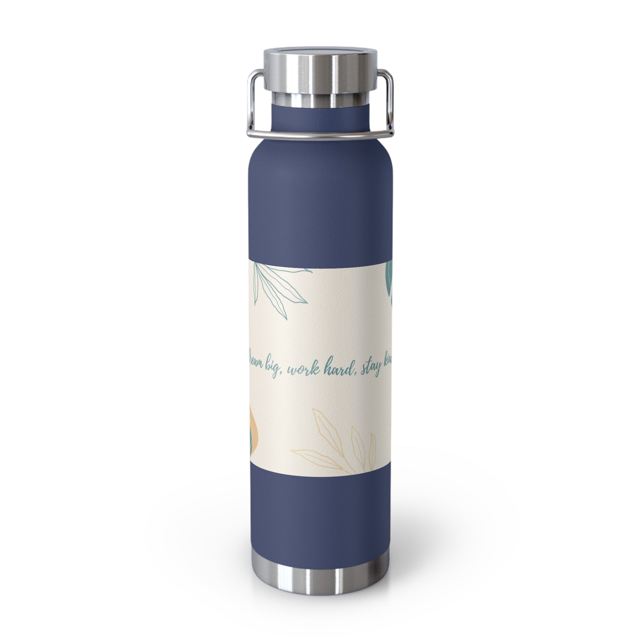 Inspirational Copper Vacuum Insulated Bottle, 22oz