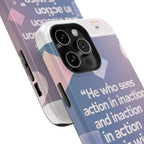 Inspirational Phone Case - Impact-Resistant Phone Cover, Motivational Gift, Quotes, Durable Phone Accessory, Unique Design
