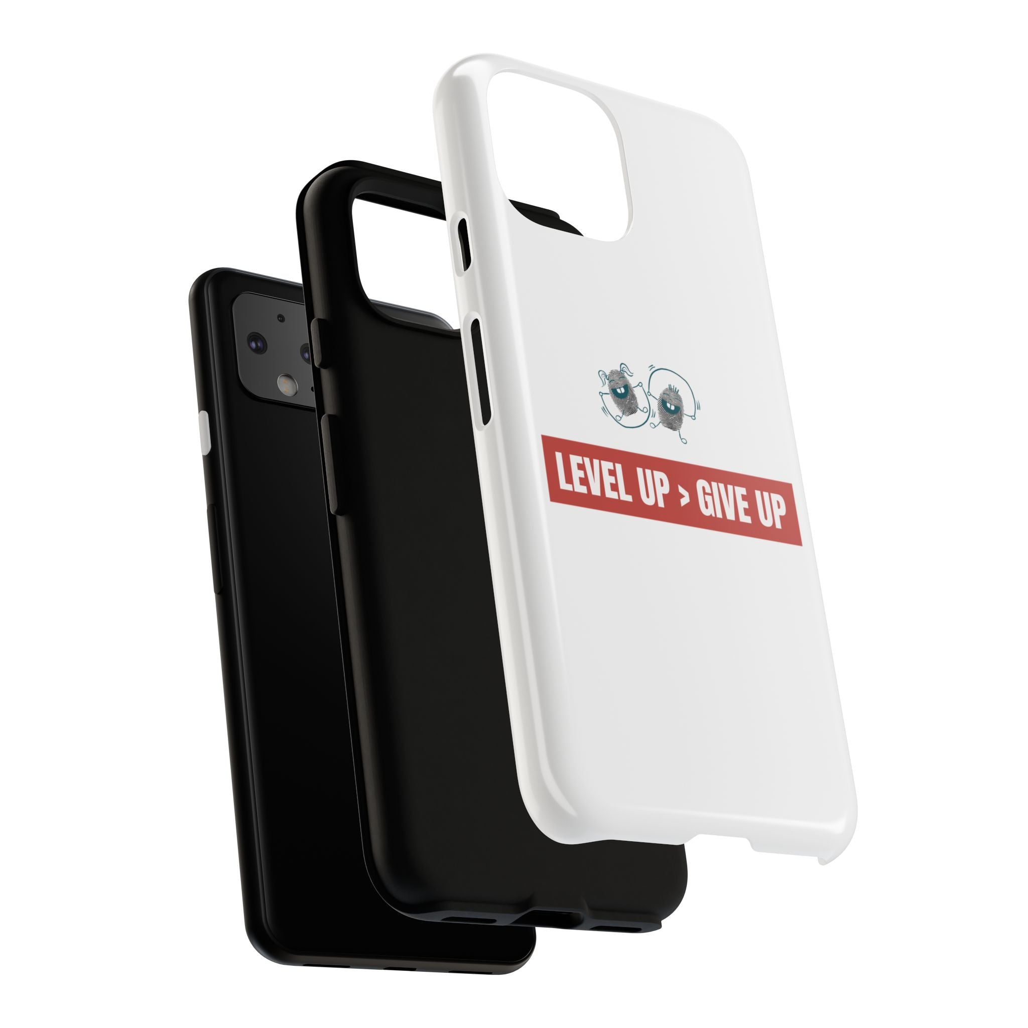 Tough Cases Phone Case, Motivational Gift for Gamers, Fitness Enthusiasts, Level Up Themed, Unique Phone Accessories, Work Hard Play Hard